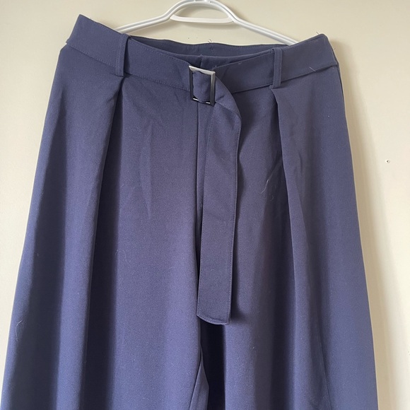 H&M Women's Dark Blue Trousers - Picture 2 of 3